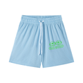 ZOOTZ Mesh Drawstring Retro Shorts