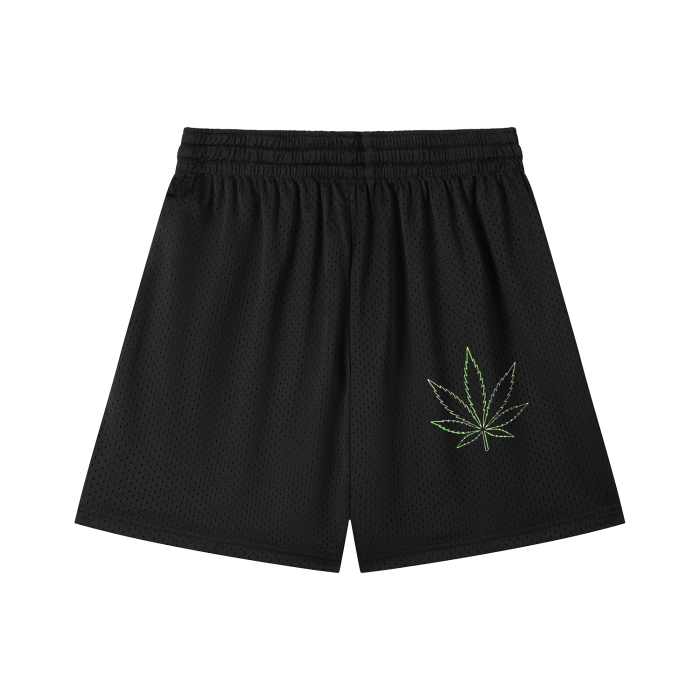 ZOOTZ Mesh Drawstring Retro Shorts