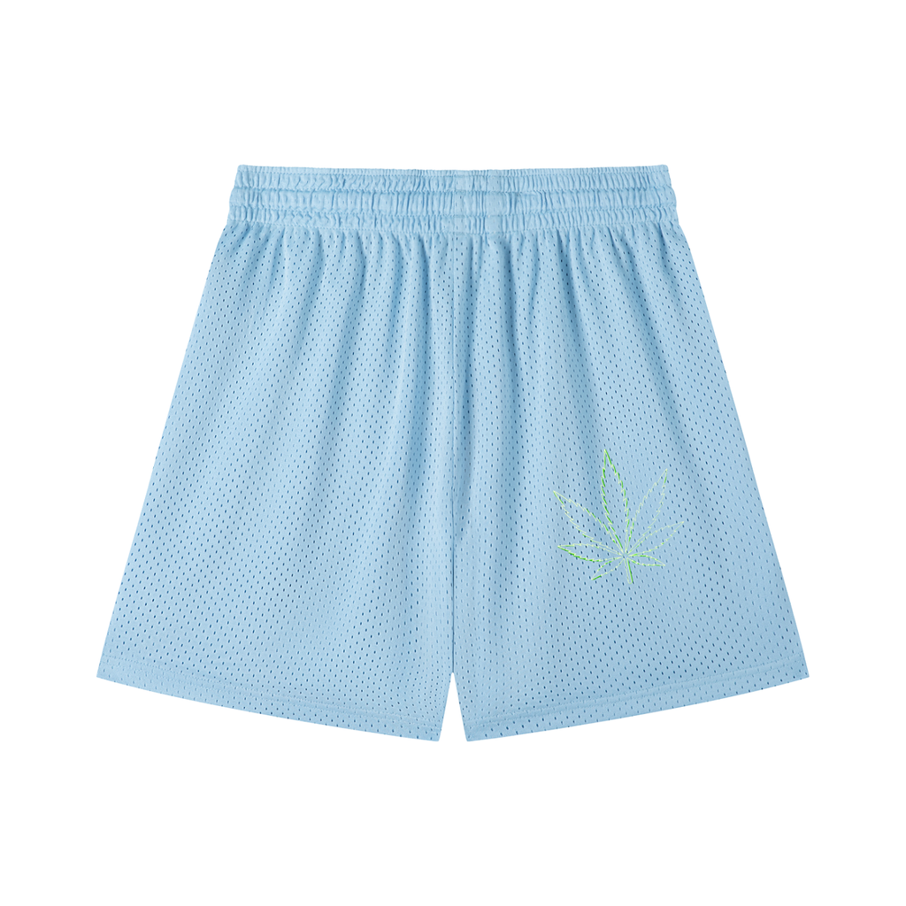 ZOOTZ Mesh Drawstring Retro Shorts