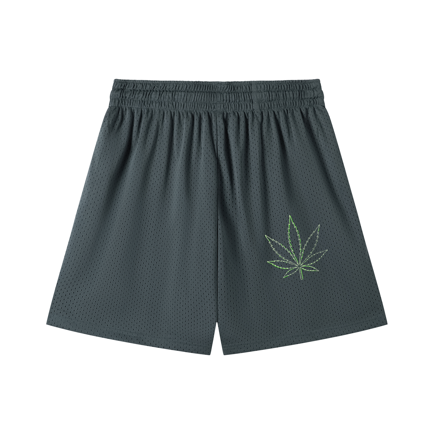 ZOOTZ Mesh Drawstring Retro Shorts